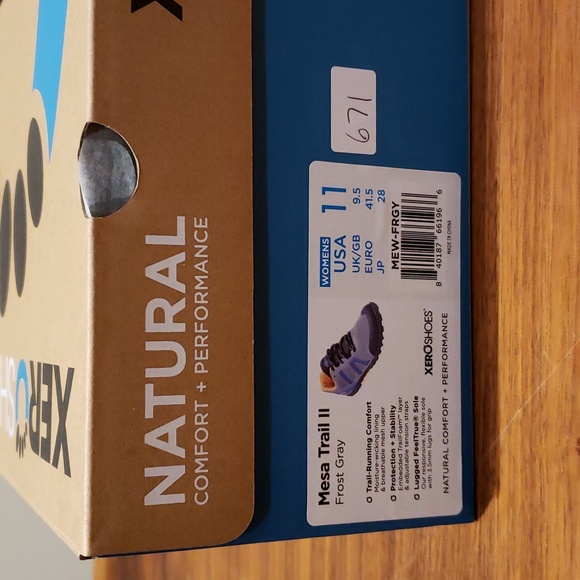 Xero Shoes NWT Mesa Trail II Running Women's 11 - Picture 8 of 8